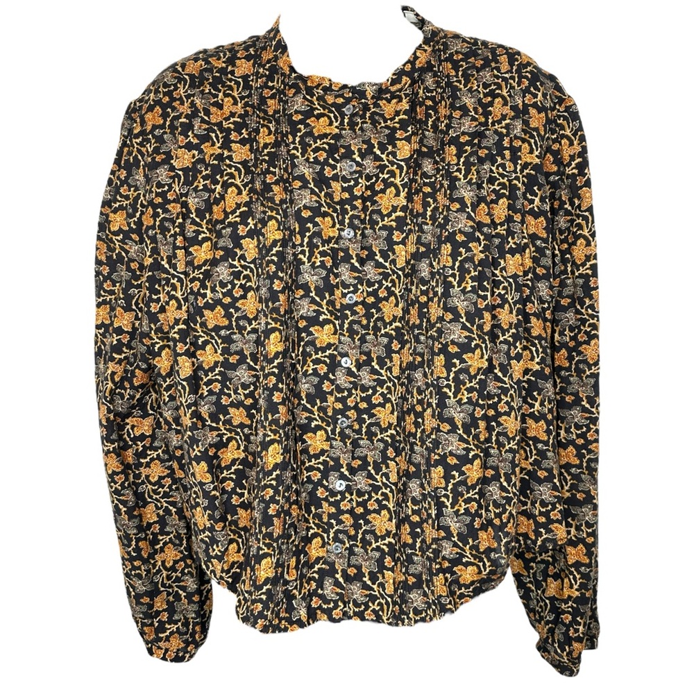 Doen 'Layne' Floral Cotton Top - Picture 2 of 3